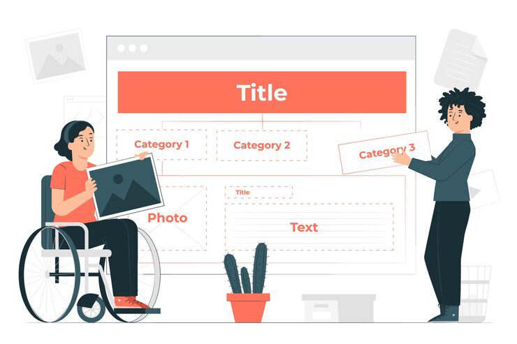 Example of an accessibility statement for a roofing website.